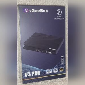 VSee box V3 pro smart media player. Live stream movies, TV series.  Netflix, hul